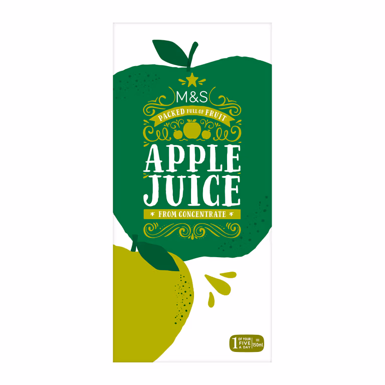 M&S Apple Juice