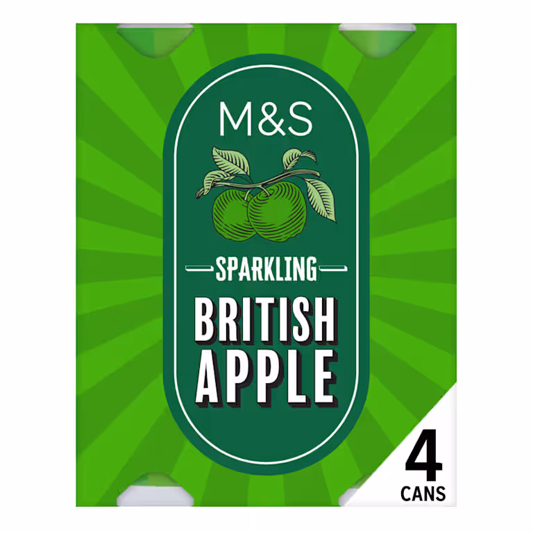 M&S Sparkling British Apple Spring Water