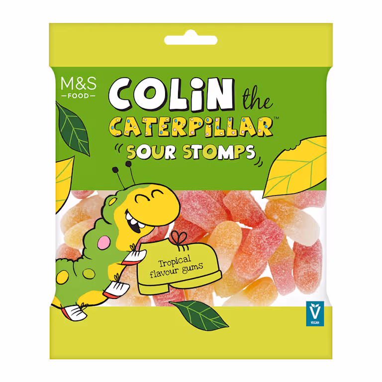 M&S Colin the Caterpillar Sour Stomps