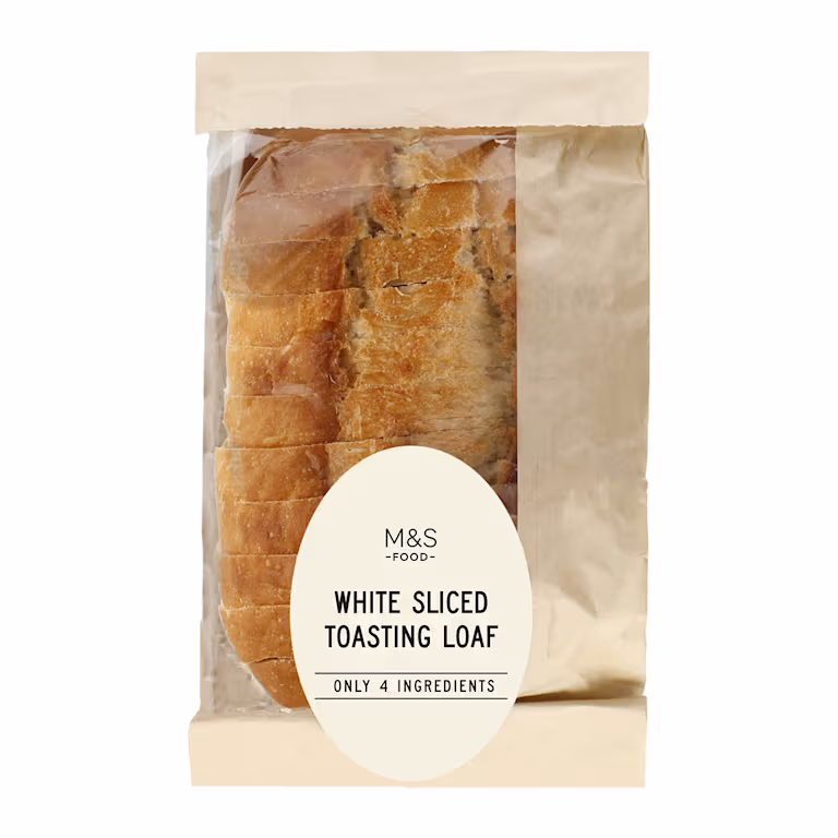 M&S Only 4 Ingredients White Sliced Toasting Loaf