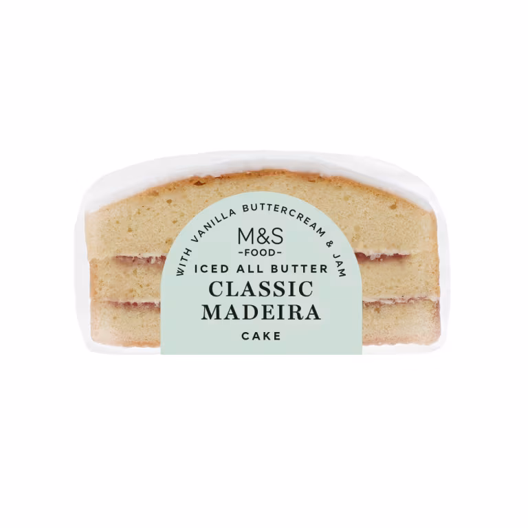 M&S Iced All Butter Classic Madeira Cake