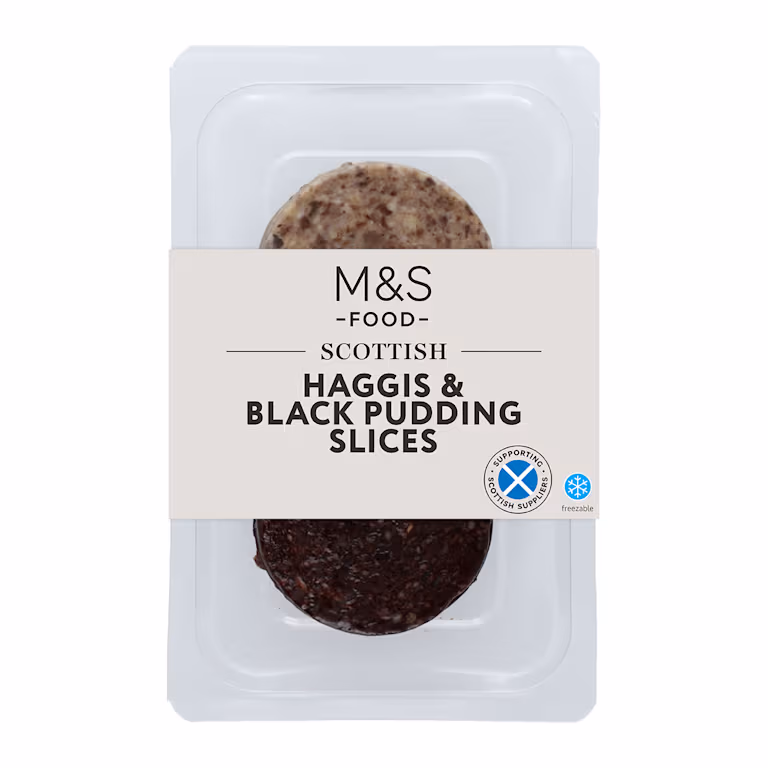 M&S Scottish Haggis and Black Pudding Slices