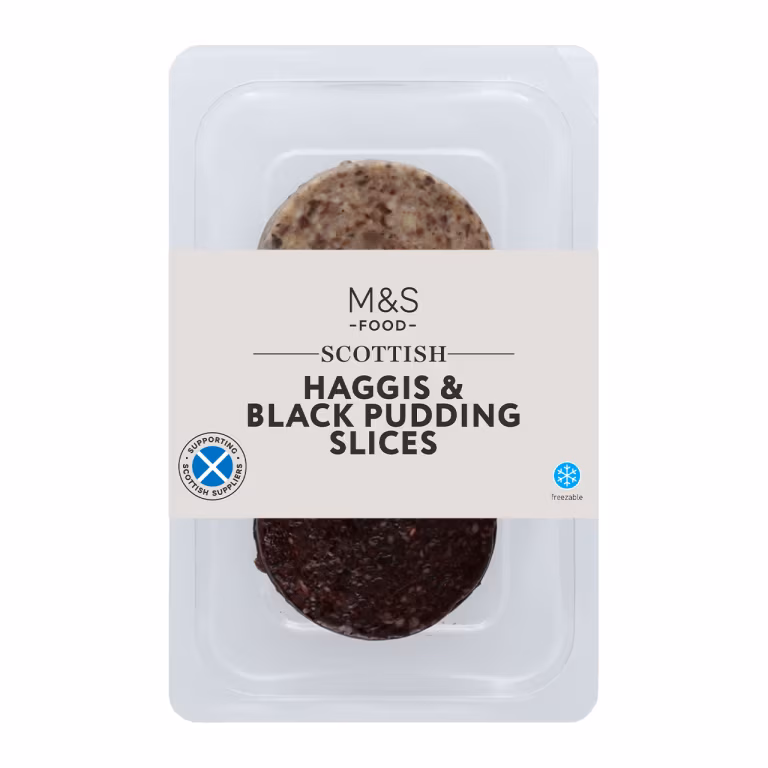 M&S Scottish Haggis and Black Pudding Slices