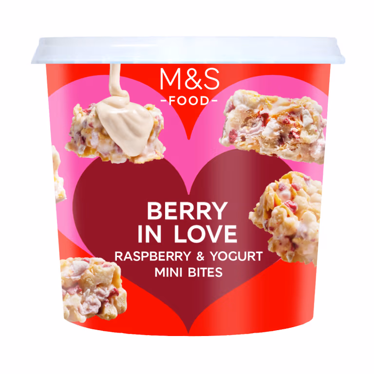 M&S Berry in Love Raspberry and Yogurt Mini Bites