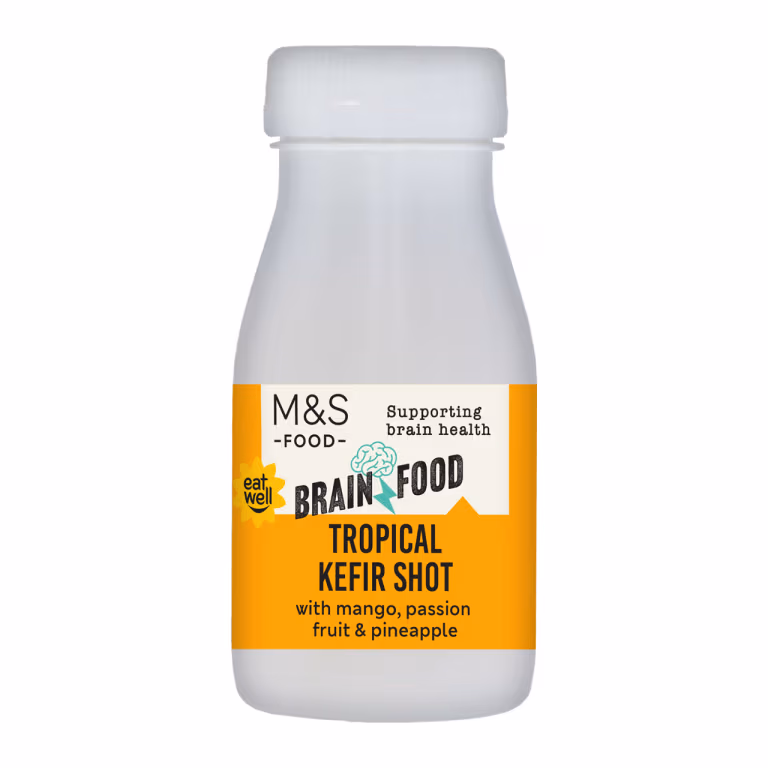M&S Brain Food Tropical Kefir Shot