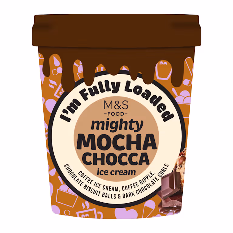 M&S Mighty Mocha Chocca Ice Cream