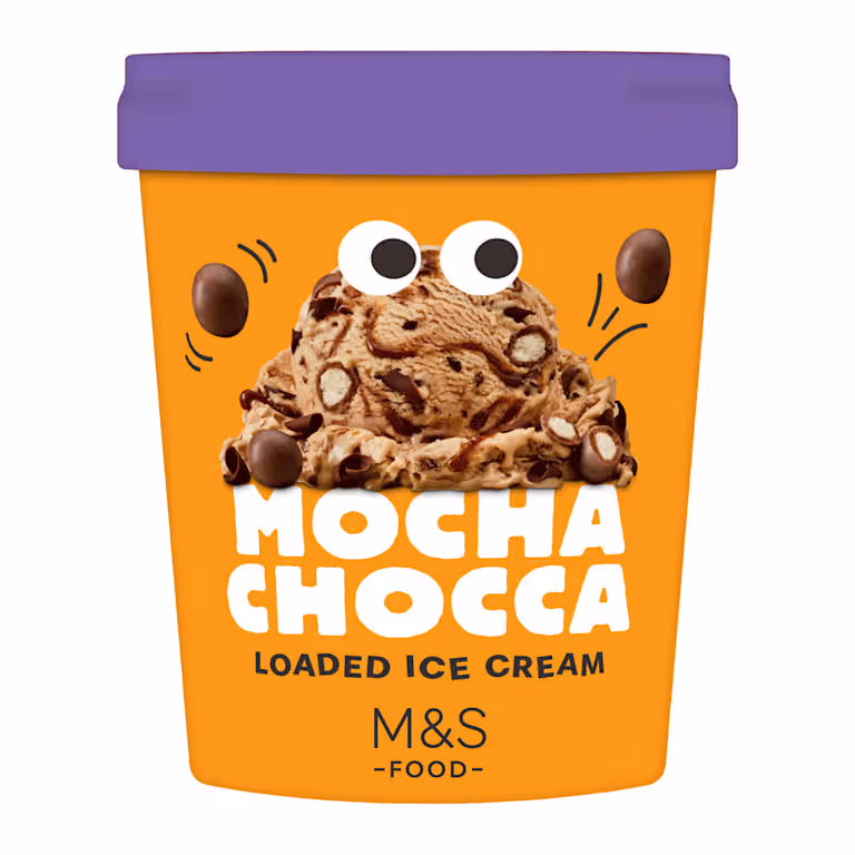 M&S Mocha Chocca Loaded Ice Cream&nbsp;