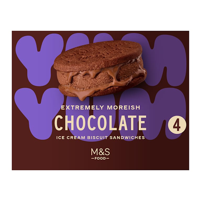 M&S Chocolate Digestive Ice Cream Sandwiches