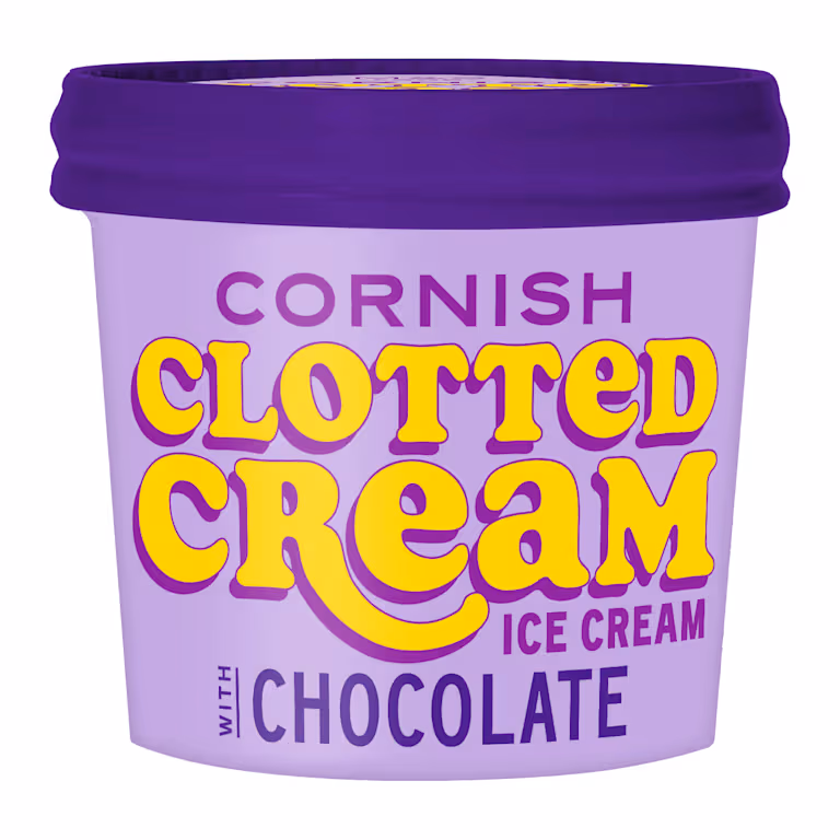 M&S Cornish Clotted Cream Ice Cream With Chocolate