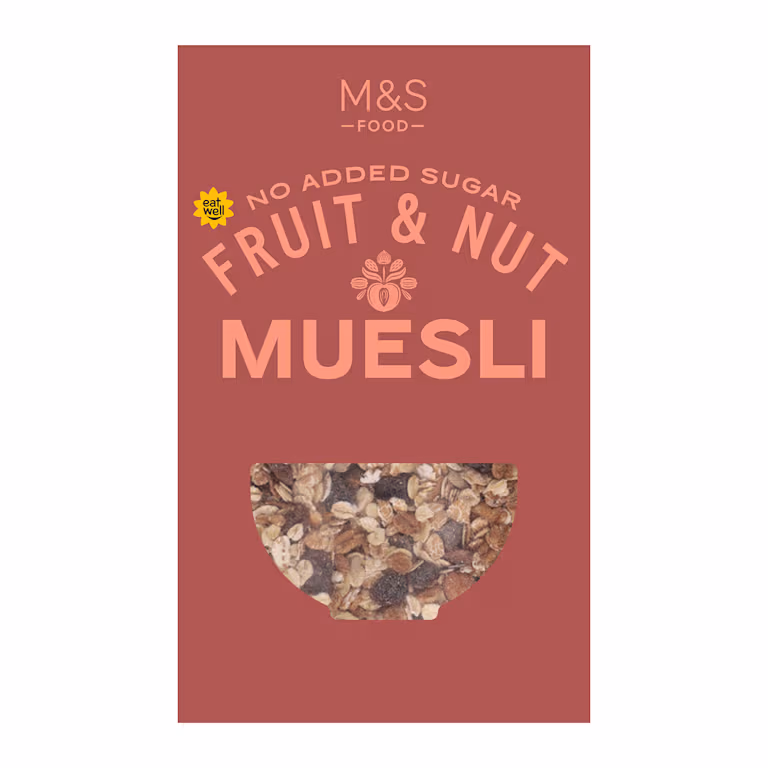 M&S No Added Sugar Fruit and Nut Muesli
