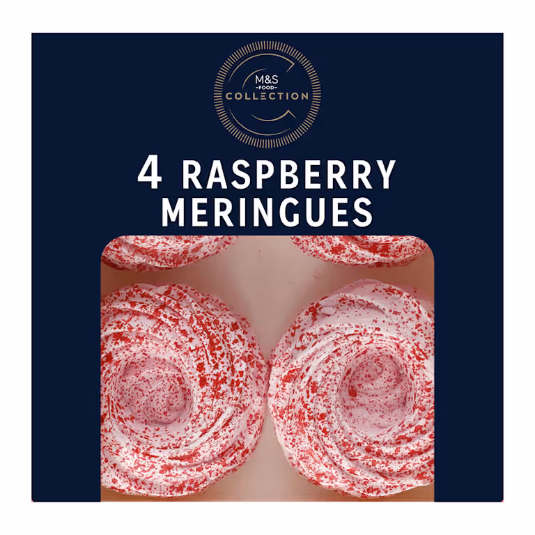 M&S Collection Raspberry Meringues