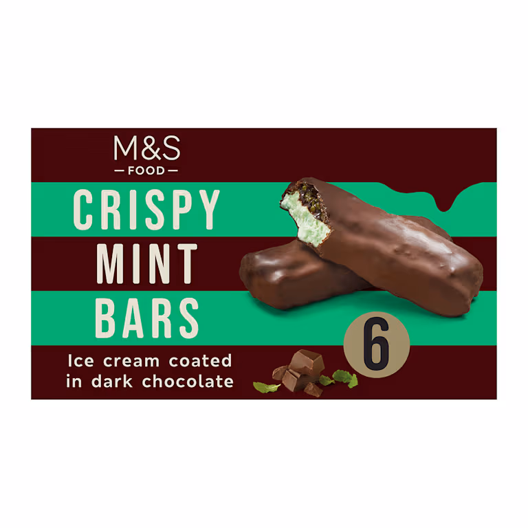 M&S Crispy Mint Bars
