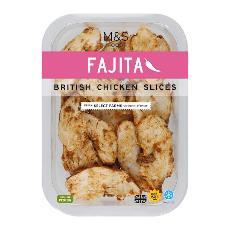 M&S Fajita British Chicken Slices