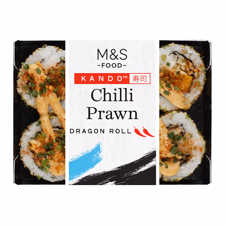 M&S Chilli Prawn Dragon Roll