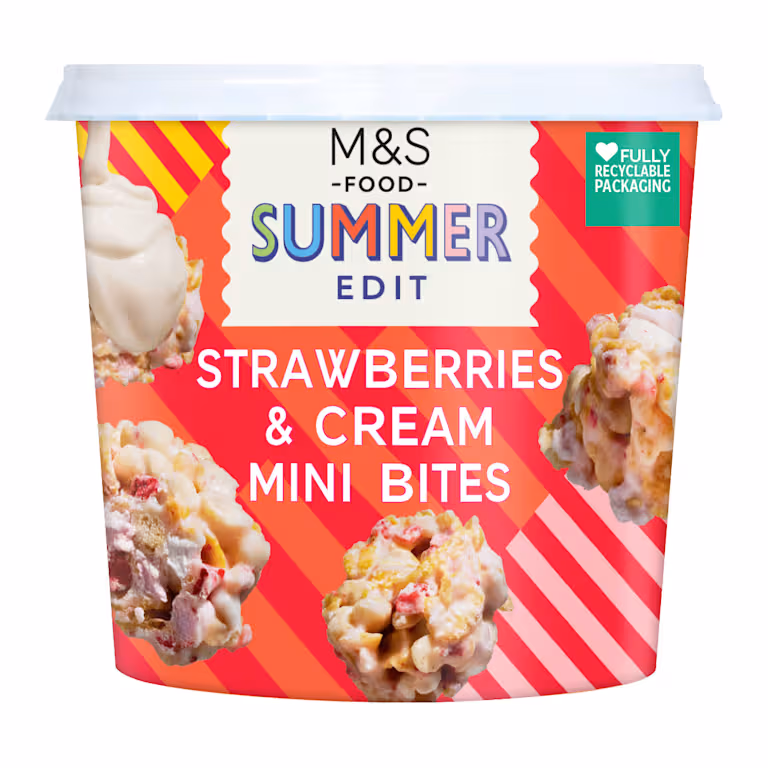 M&S Strawberries and Cream Mini Bites