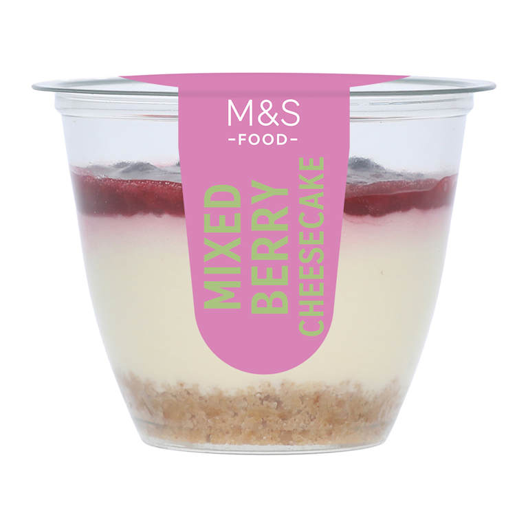 M&S Summer Berry Cheesecake