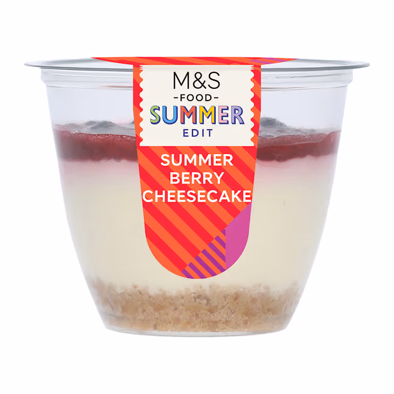 M&S Summer Berry Cheesecake