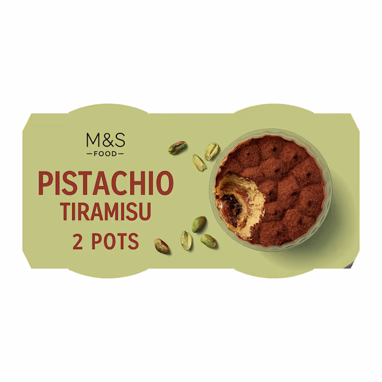 M&S Pistachio Tiramisu Pots
