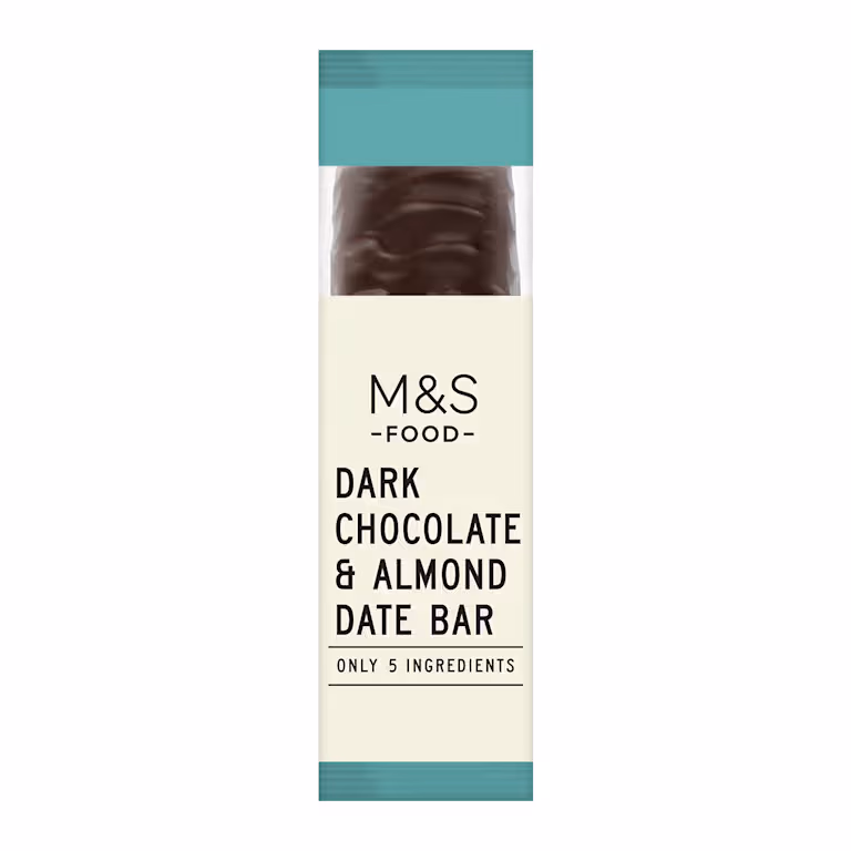 M&S Only 5 Ingredients Dark Chocolate and Almond Date Bar