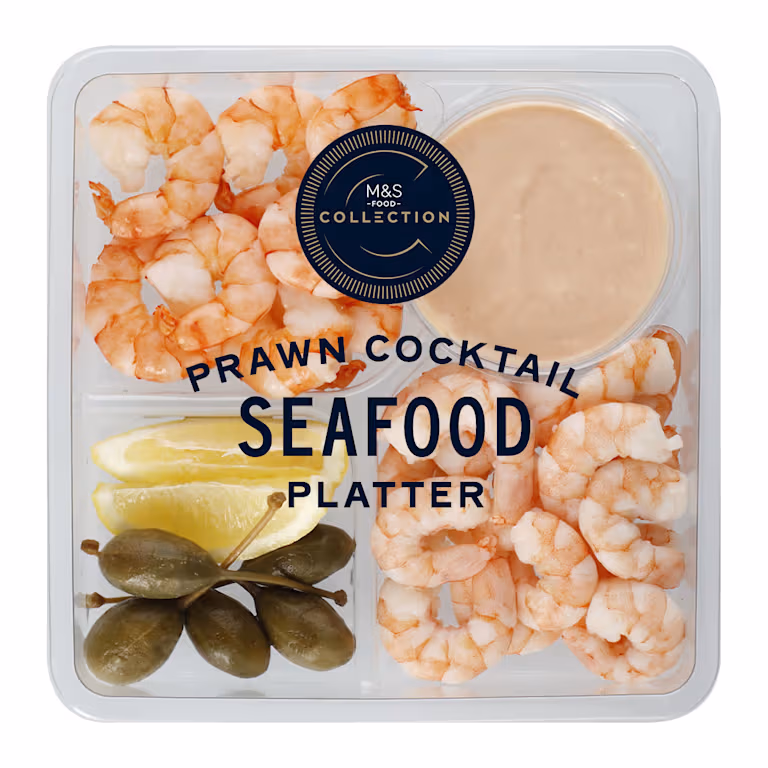 M&S Prawn Cocktail Platter