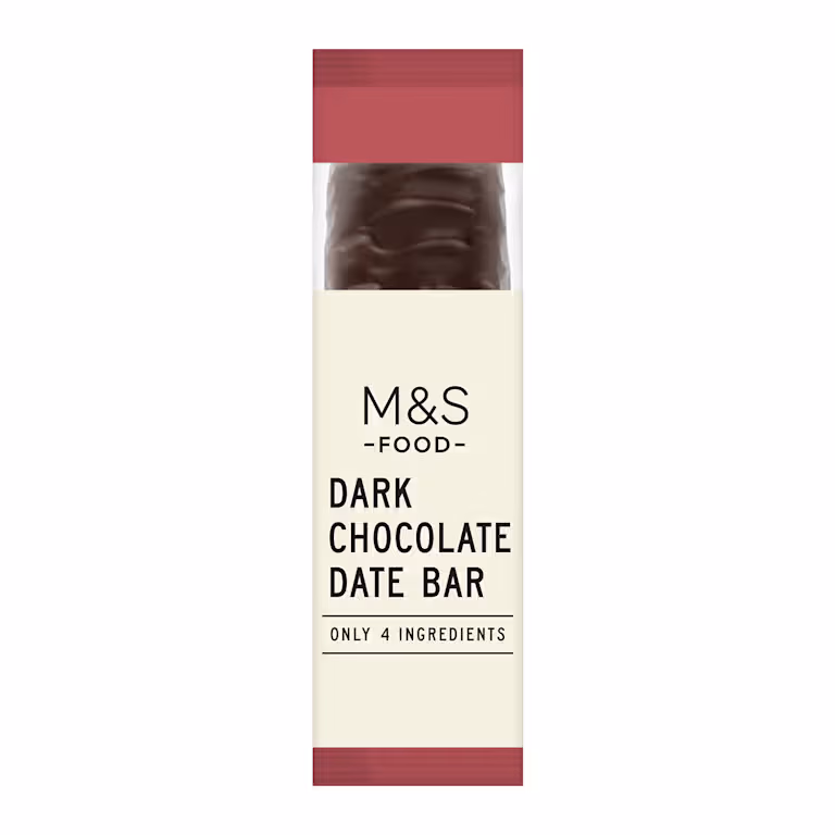 M&S Only 4 Ingredients Dark Chocolate Date Bar