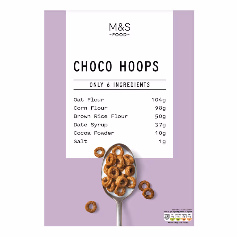 M&S Only 6 Ingredients Choco Hoops