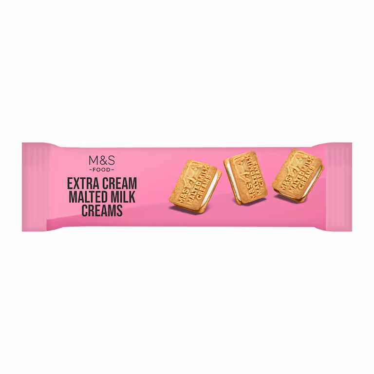 M&S Extra Cream Malted Milk Creams