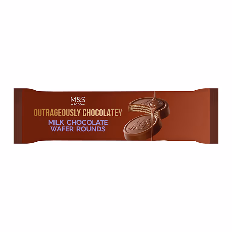 M&S Outrageously Chocolatey Milk Chocolate Wafer Rounds