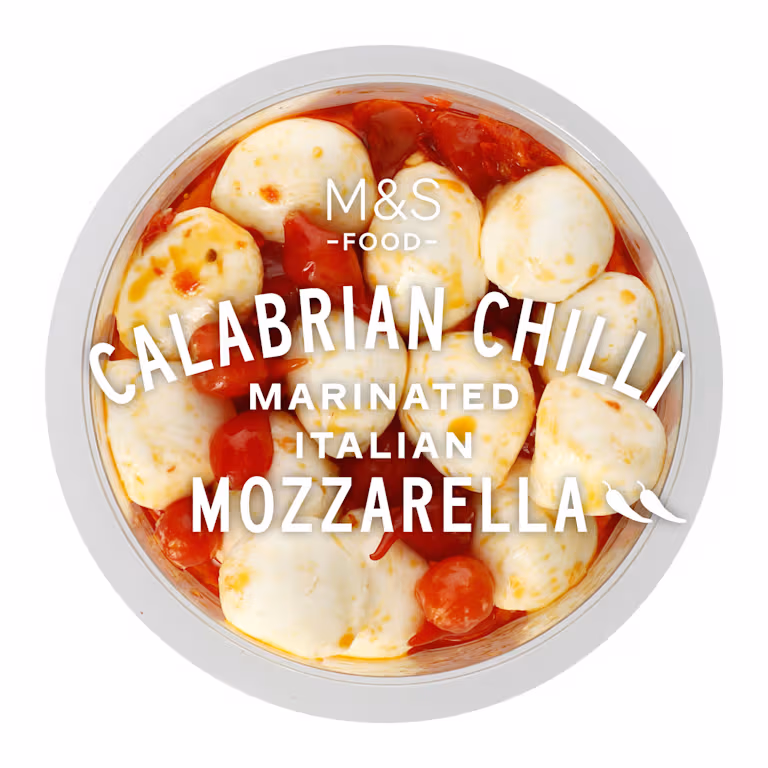 M&S Calabrian Chilli Marinated Italian Mozzarella
