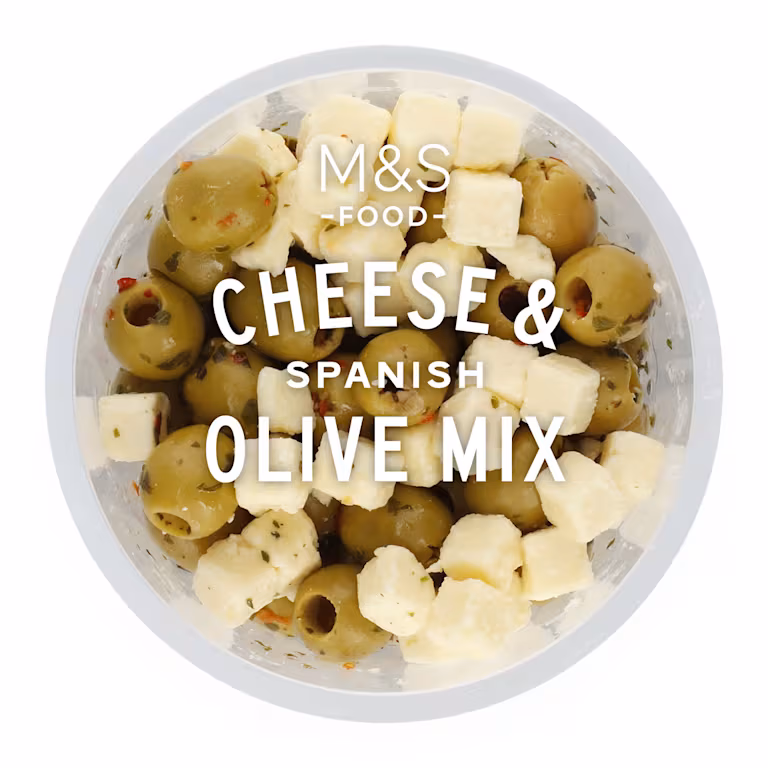 M&S Cheese and Olive Mix