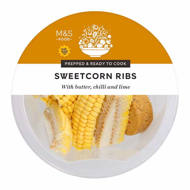 M&S Sweetcorn Ribs with Chilli, Butter and Lime