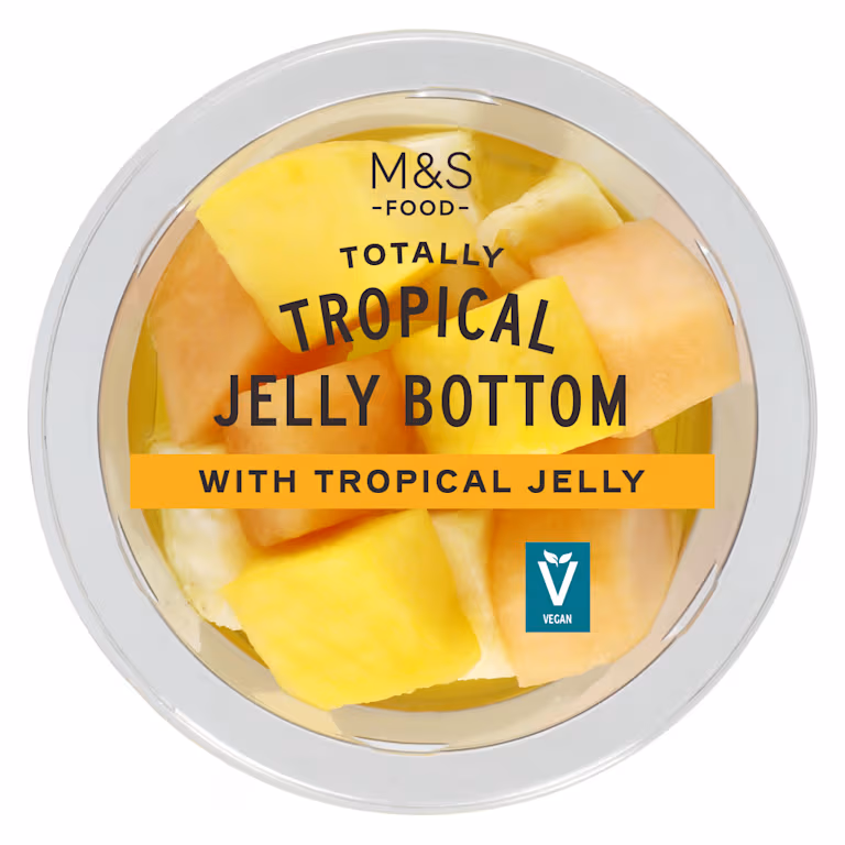 M&S Totally Tropical Jelly Bottom Fruit Pot