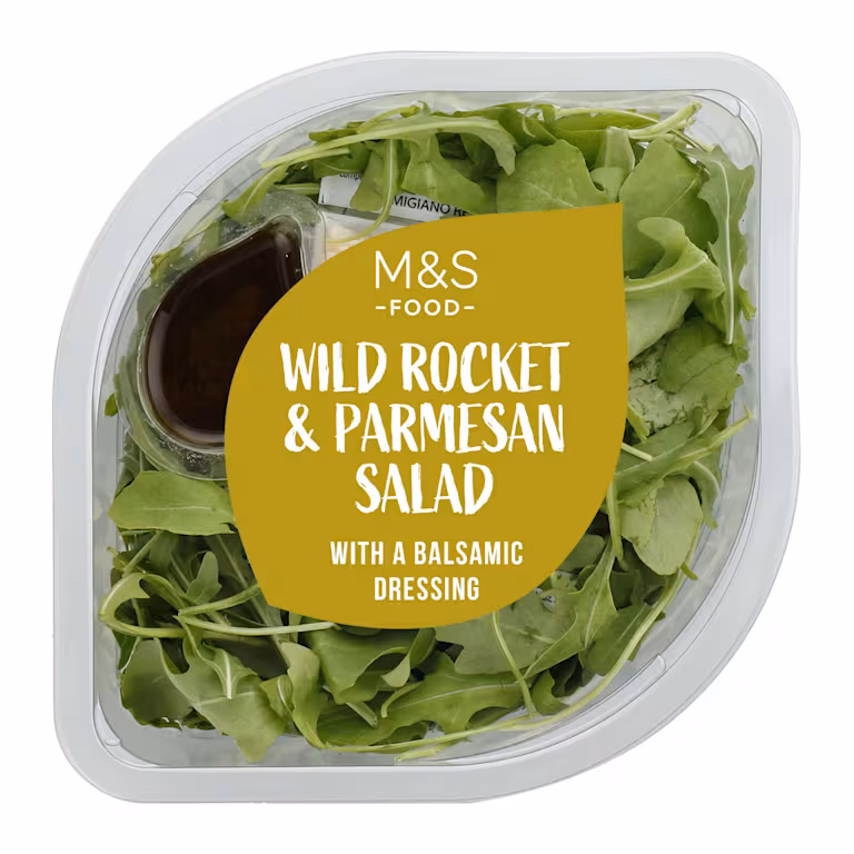 M&S Wild Rocket and Parmesan Salad