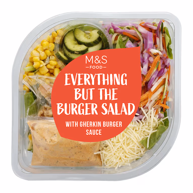 M&S Everything but the Burger Salad