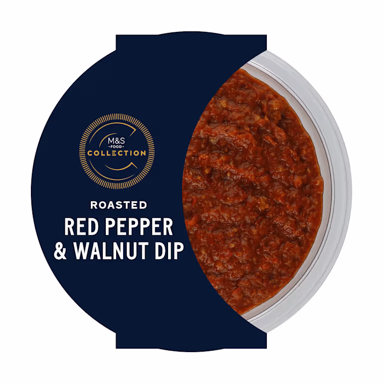 M&S Roasted Red Pepper and Walnut Dip