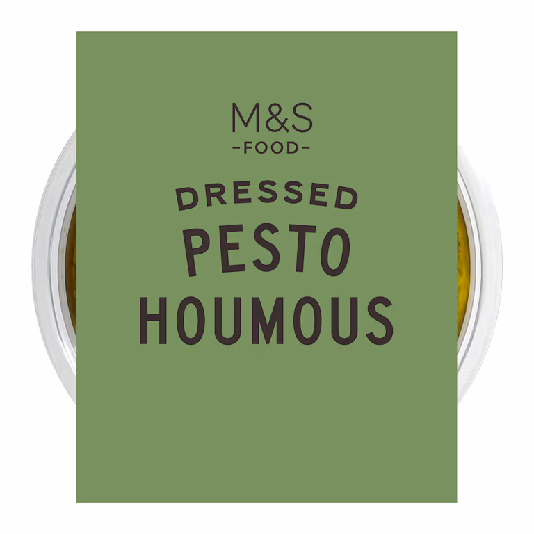 M&S Dressed Pesto Houmous