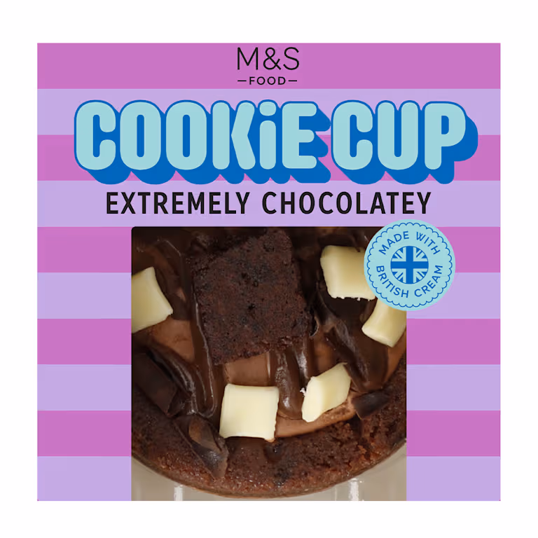 M&S Extremely Chocolatey Cookie Cup