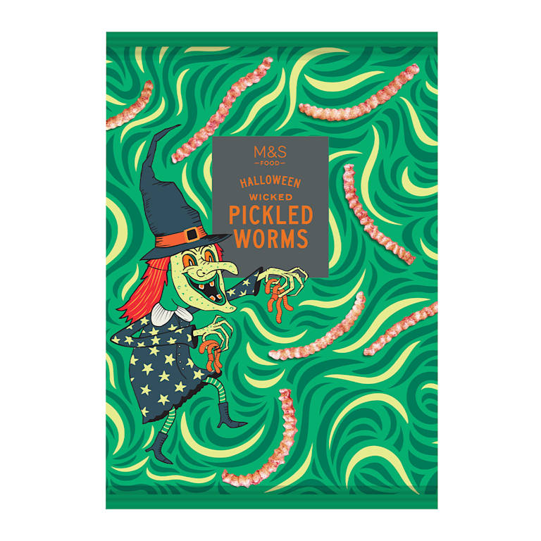 M&S Halloween Wicked Pickled Worms