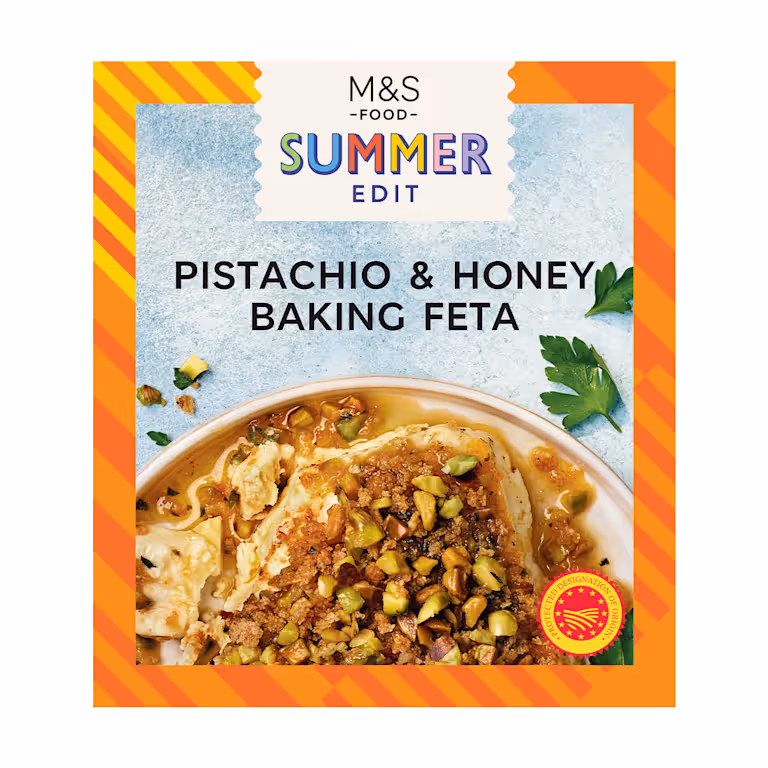 M&S Pistachio and Honey Baking Feta