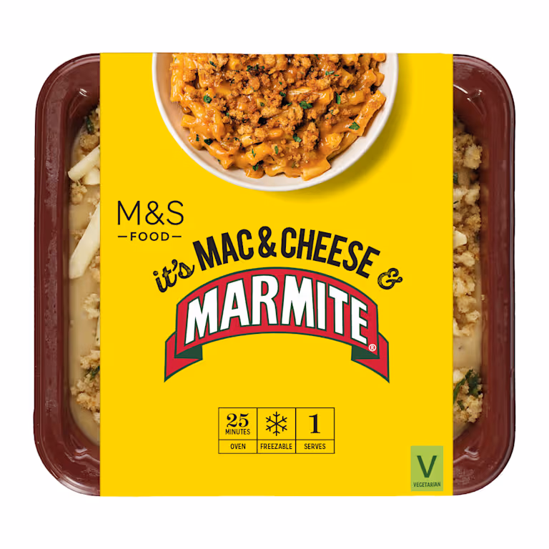 M&S Mac and Cheese and Marmite