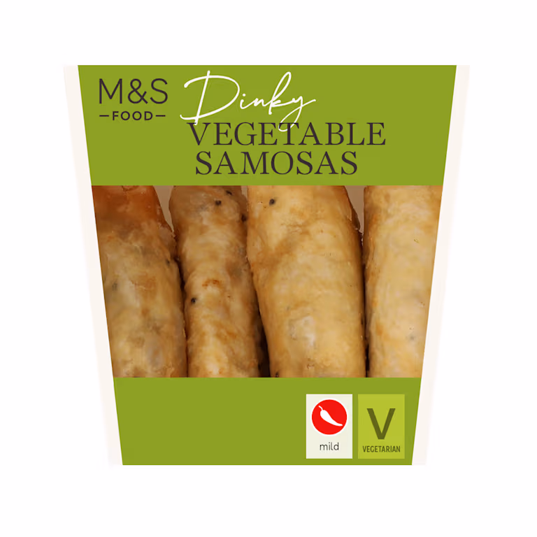 M&S Dinky Vegetable Samosas