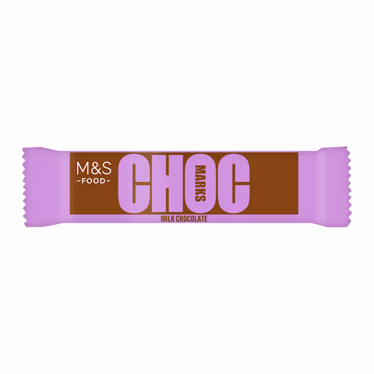 M&S Choc Marks Milk Chocolate