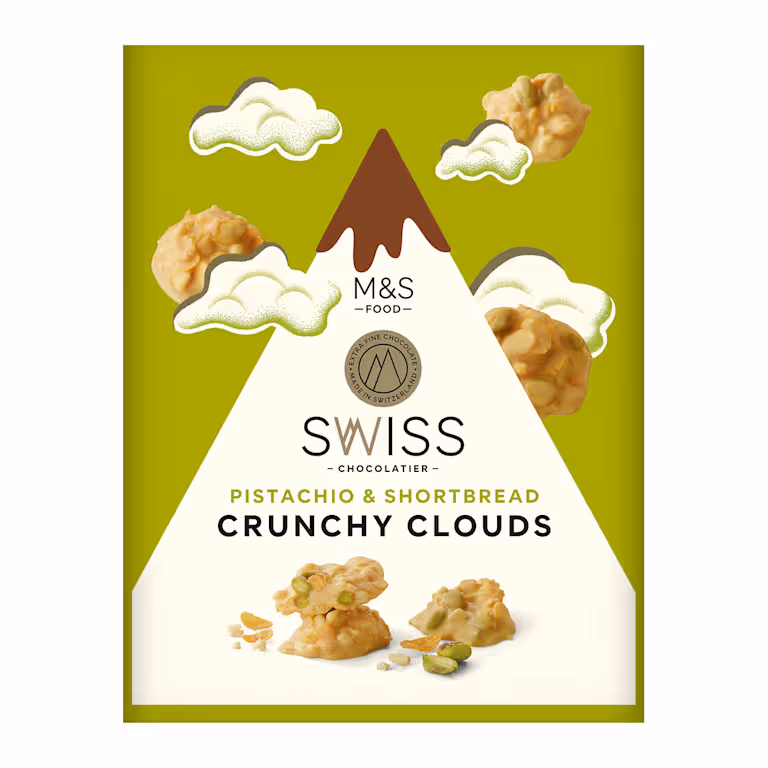 M&S Pistachio and Shortbread Crunchy Clouds