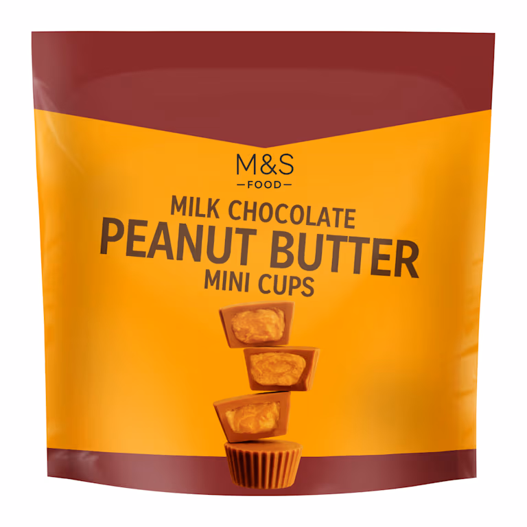 M&S Mini Peanut Butter Cups Treat Bag