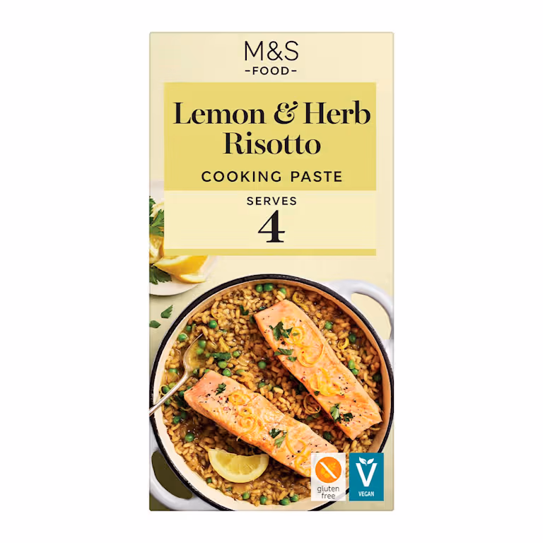 M&S Lemon and Herb Risotto Cooking Paste