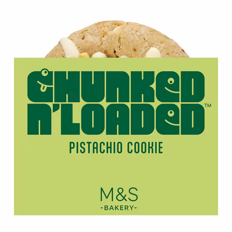 M&S Chunked N’ Loaded Pistachio Cookie