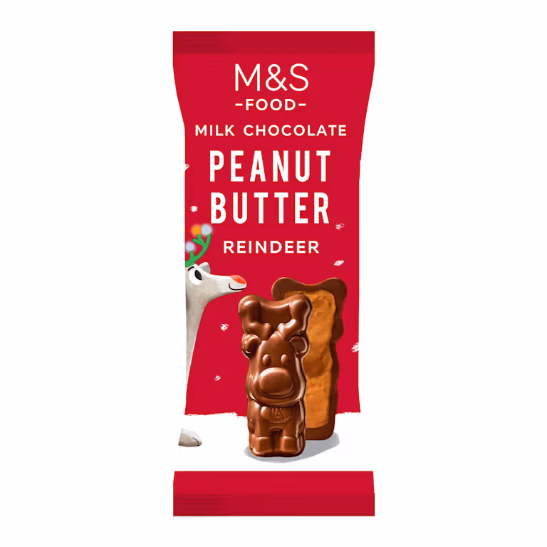 M&S Milk Chocolate Peanut Butter Reindeer