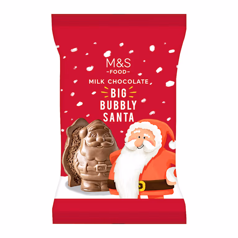 M&S Big Bubbly Santa