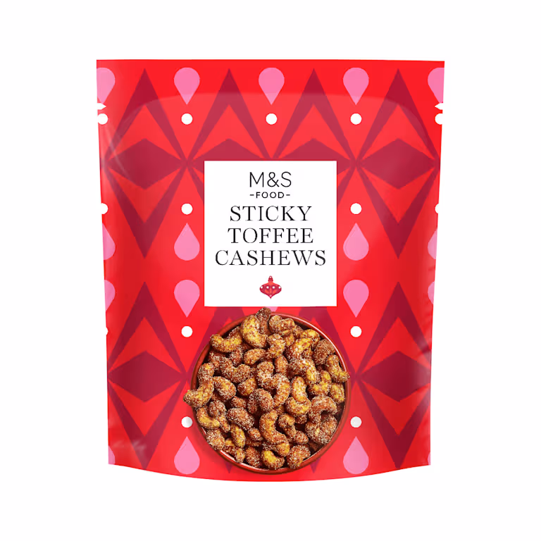M&S Sticky Toffee Cashews