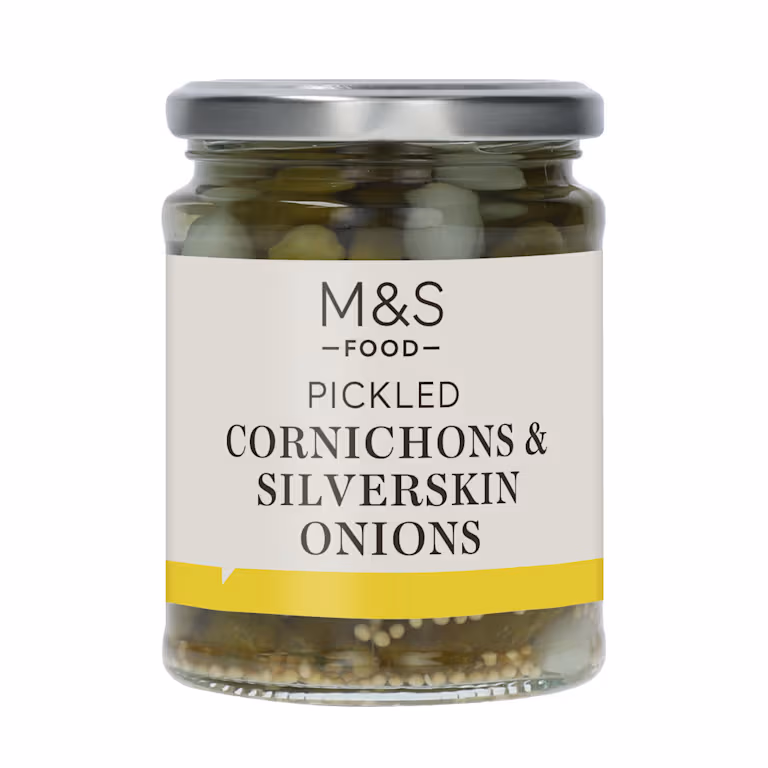 M&S Cornichons and Silverskin Onions